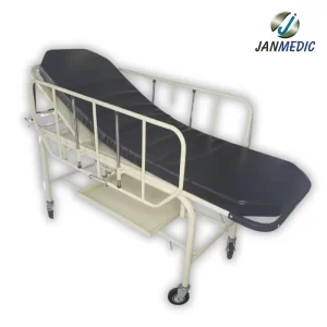 CAMILLA PARA TRANSPORTE DE PACIENTE CON BARANDAS Y PORTA SUERO