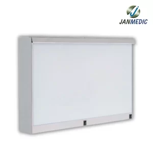 NEGATOSCOPIO METALICO DE DOS CUERPOS