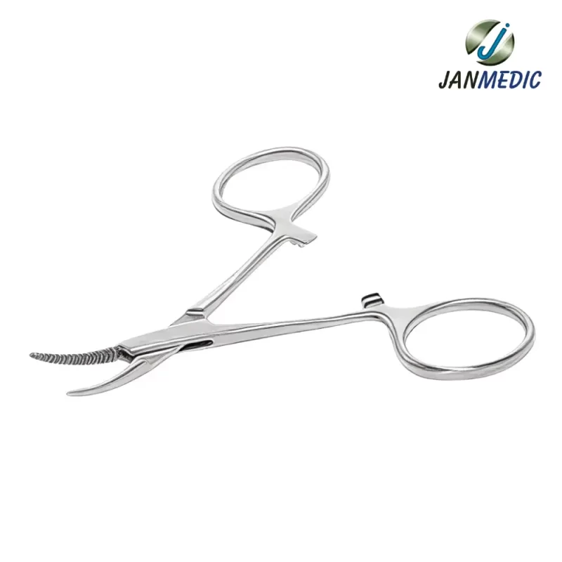 PINZA MICRO MOSQUITO CURVA 10CM