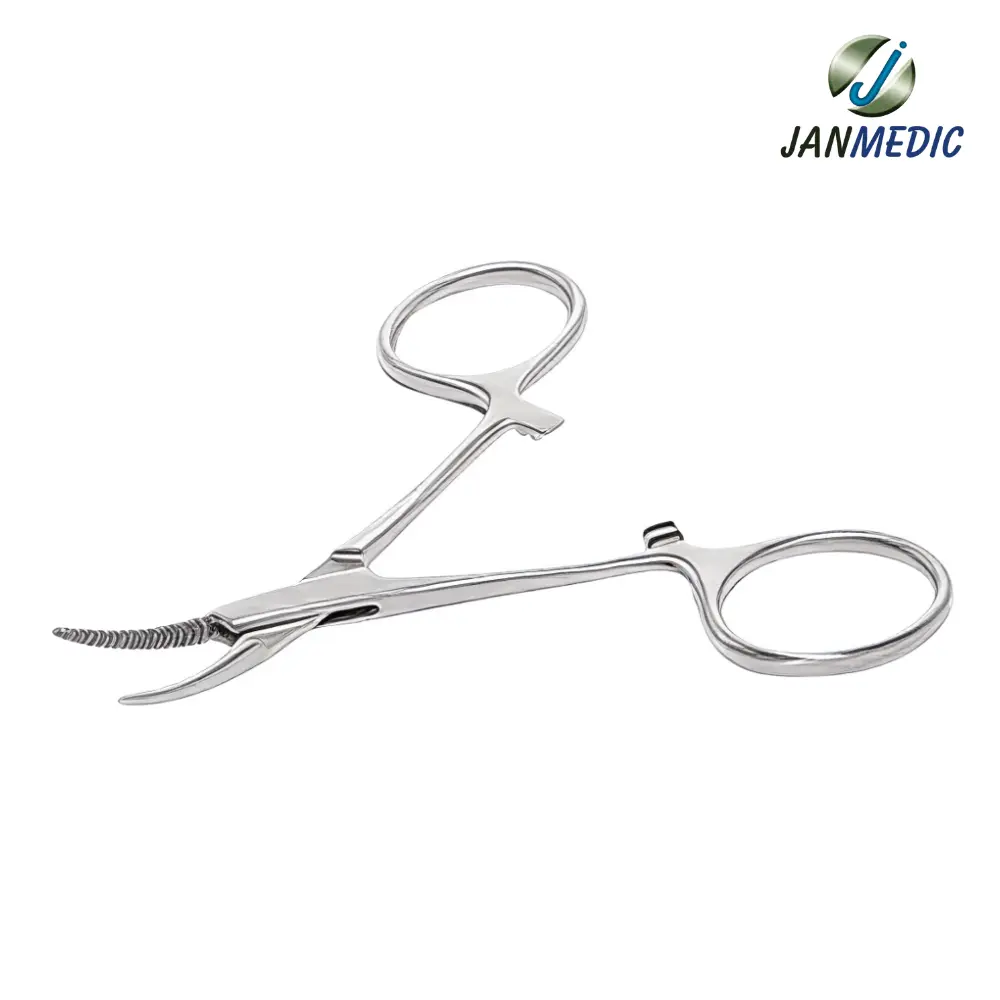 PINZA MICRO MOSQUITO CURVA 10CM